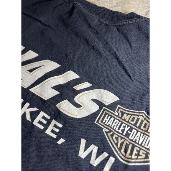 Vintage 1994 Harley Davidson Tshirt Milwaukee, Wisconsin Lined Sleeves - Picture 12 of 15